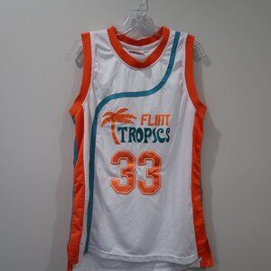 Flint Tropics Jackie Moon Basketball Jersey #33 Semi Pro Movie M